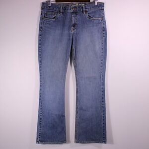 Vintage Old Navy Jeans Womens 10S Blue Fade Bootcut Stretch Denim Y2K Fit33x29.5